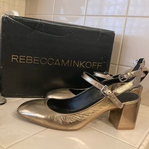 Rebecca Minkoff Brooke Ankle Strap Block Heel
